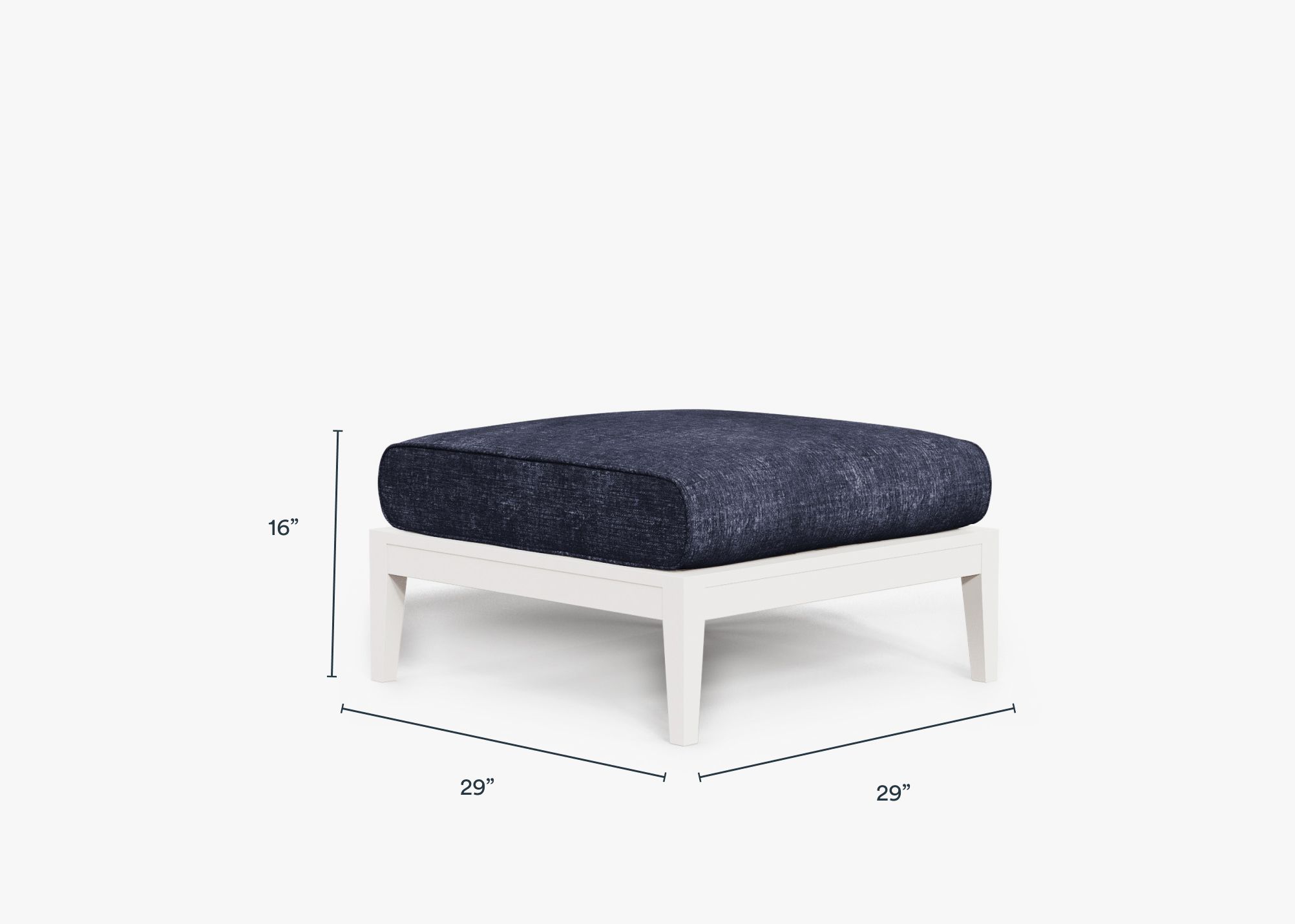White outdoor ottoman online