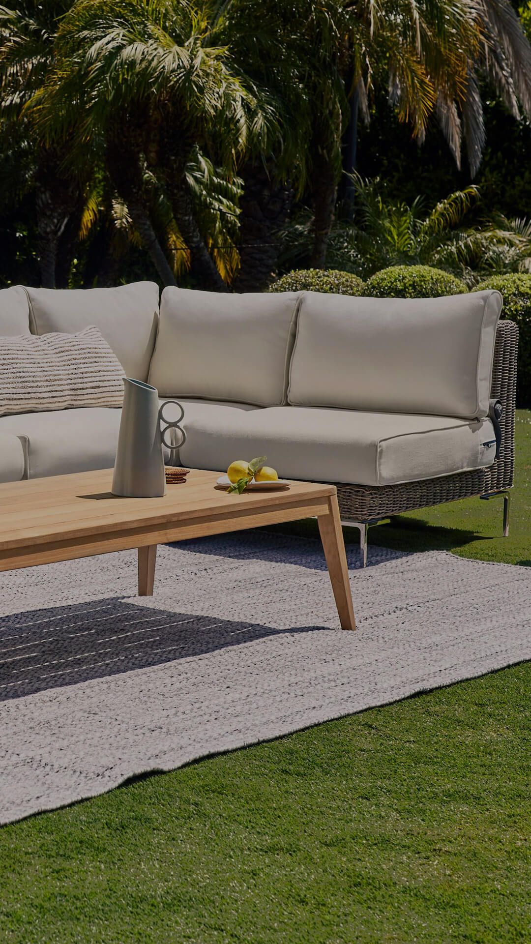 Coral coast laynee all weather wicker top