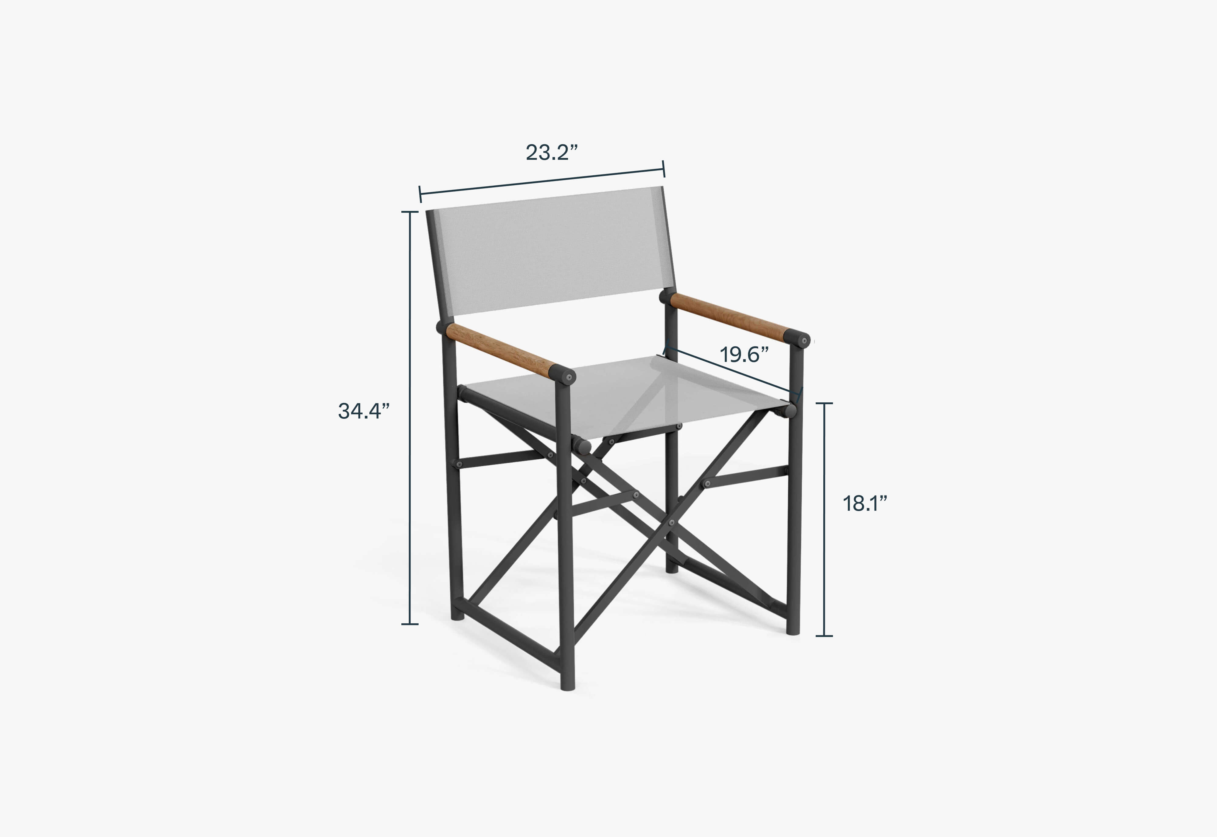 Aluminum Directors Chair for sale