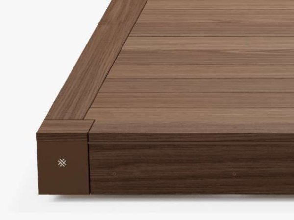 Premium composite decking detail