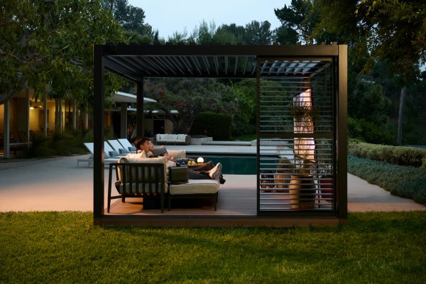 Complete outdoor living space