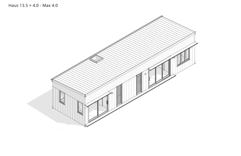 Haus 13.5 x 4.0 architectural render