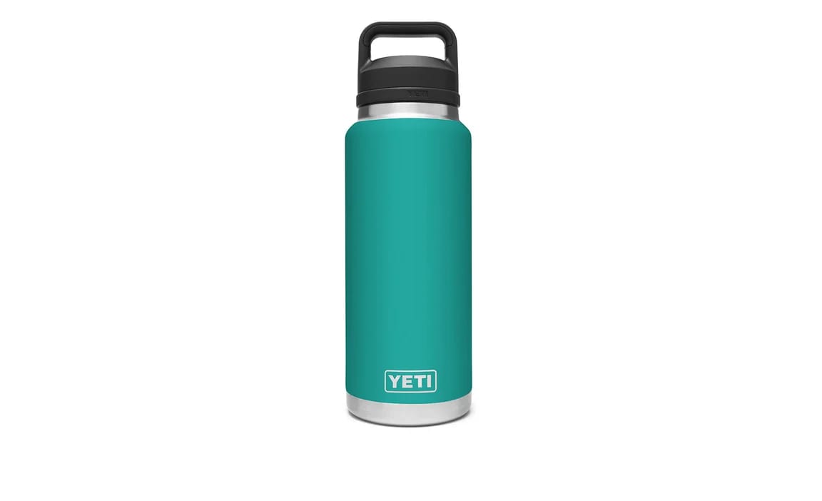  YETI Rambler 36 oz Bottle, Vacuum Insulated, Stainless Steel  with Chug Cap, Aquifer Blue : Sports & Outdoors