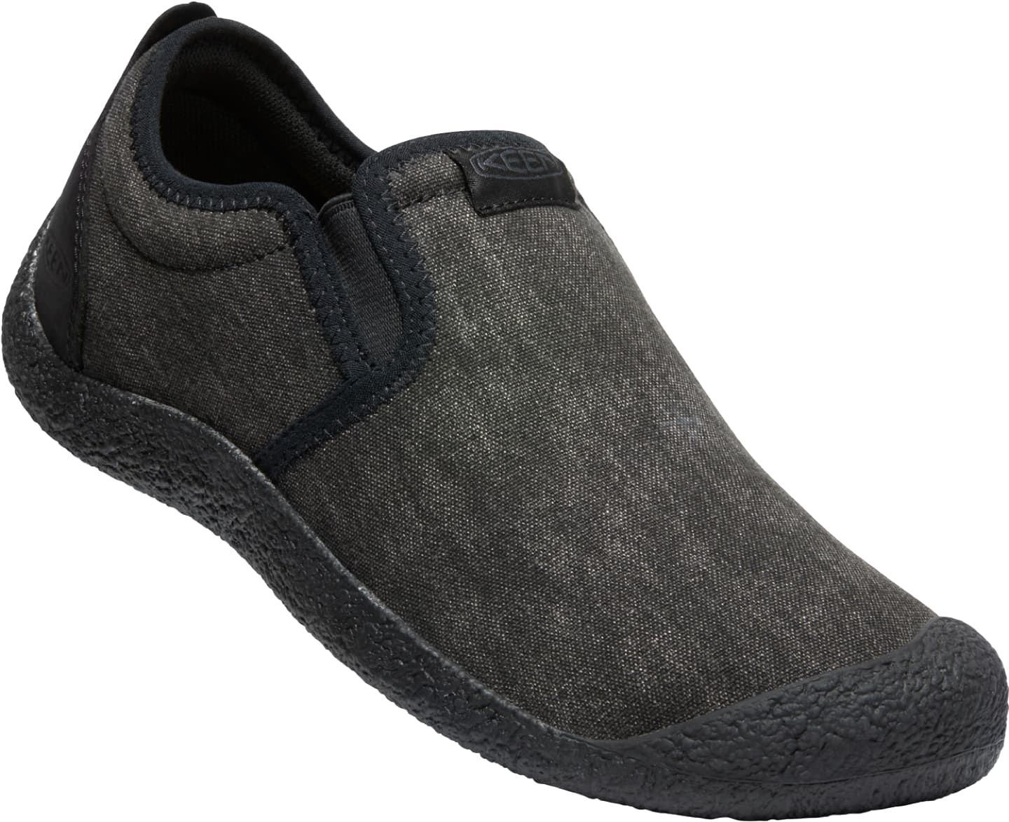 Keen Men s Howser Canvas Slip on Black black 9.5