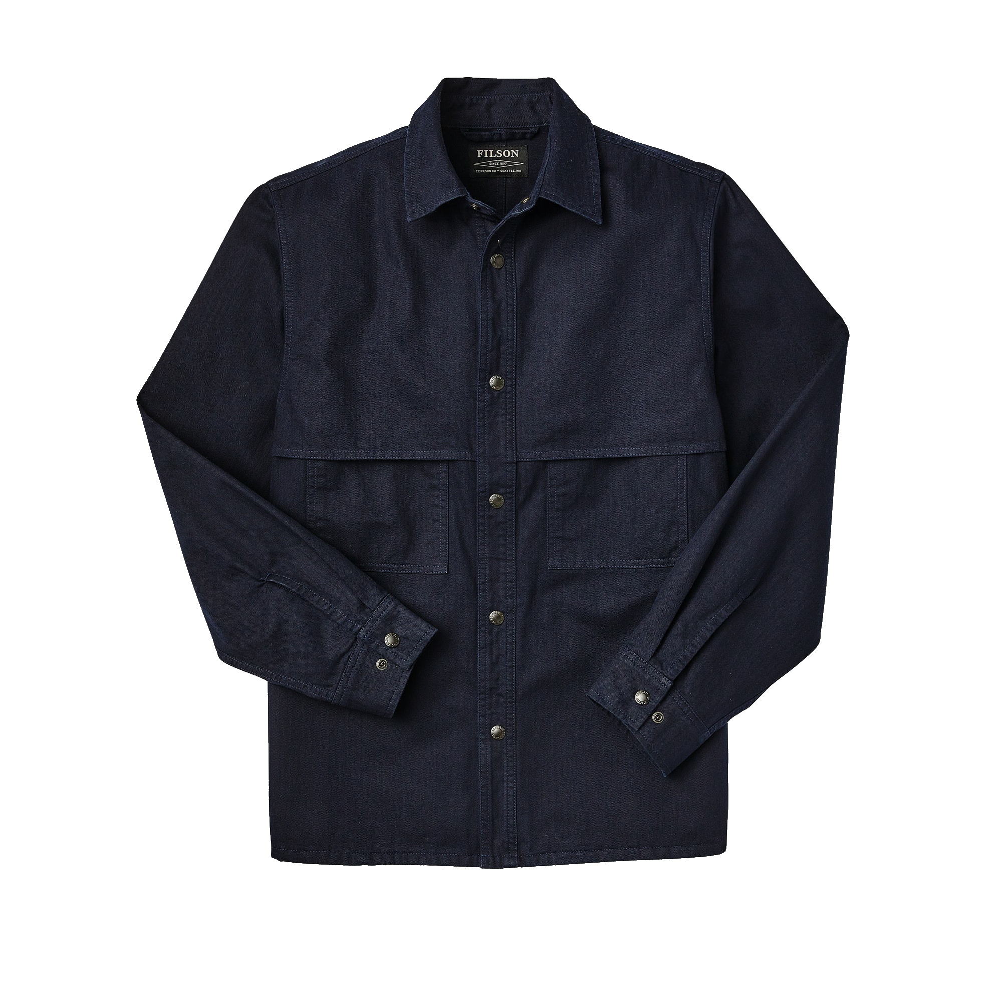 Filson Men's Herringbone Jac-shirt - Night Sky - XL