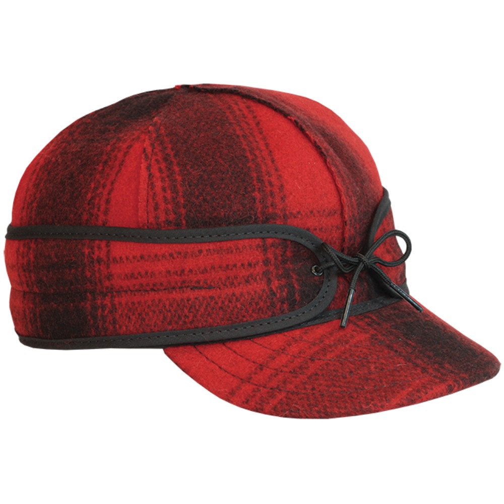 Stormy Kromer Men's The Original Stormy Kromer Cap - Red/black