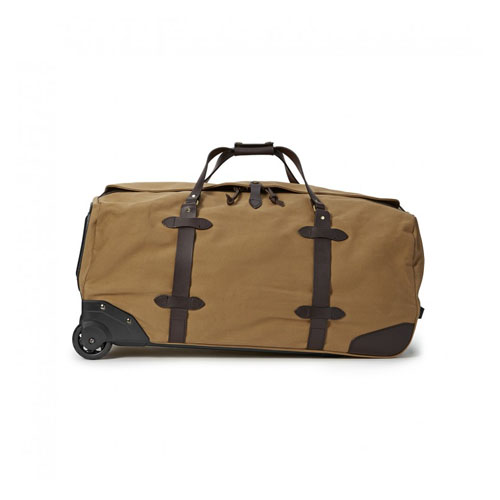 Filson Wheeled Rolling Duffle - Large Tan