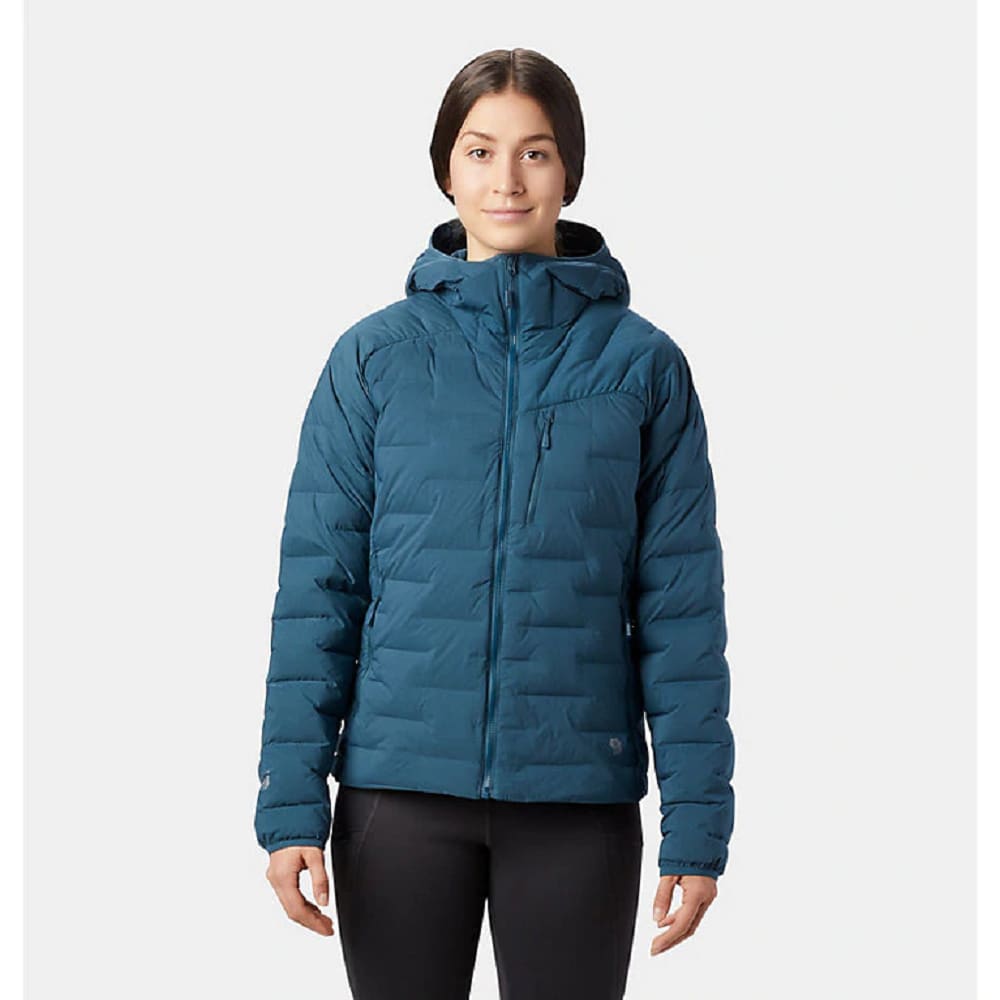 Mountain Hardwear Women s Super ds Stretchdown Hooded Jacket Icelandic Medium