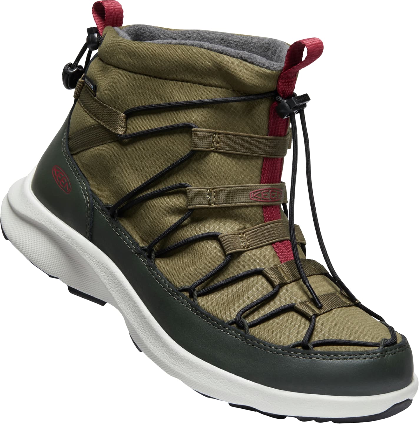 Keen Men's Uneek Snk Chukka Wp - Dark Olive/rosin - 10