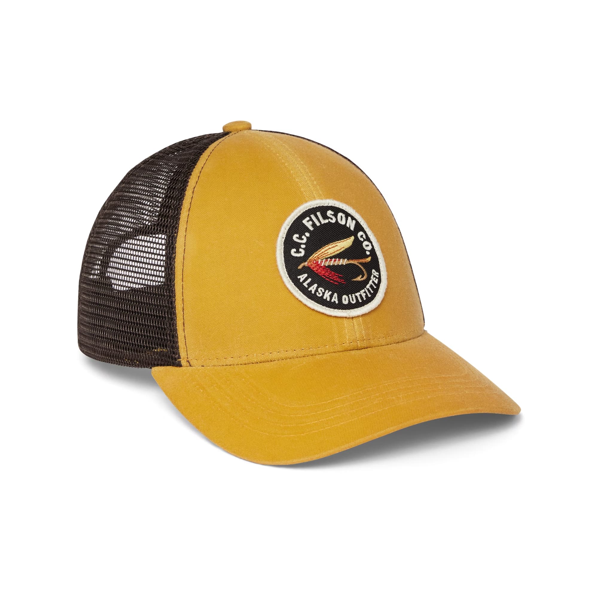 Filson Men's Mesh Logger Cap - Yellow Prince Patch - OS