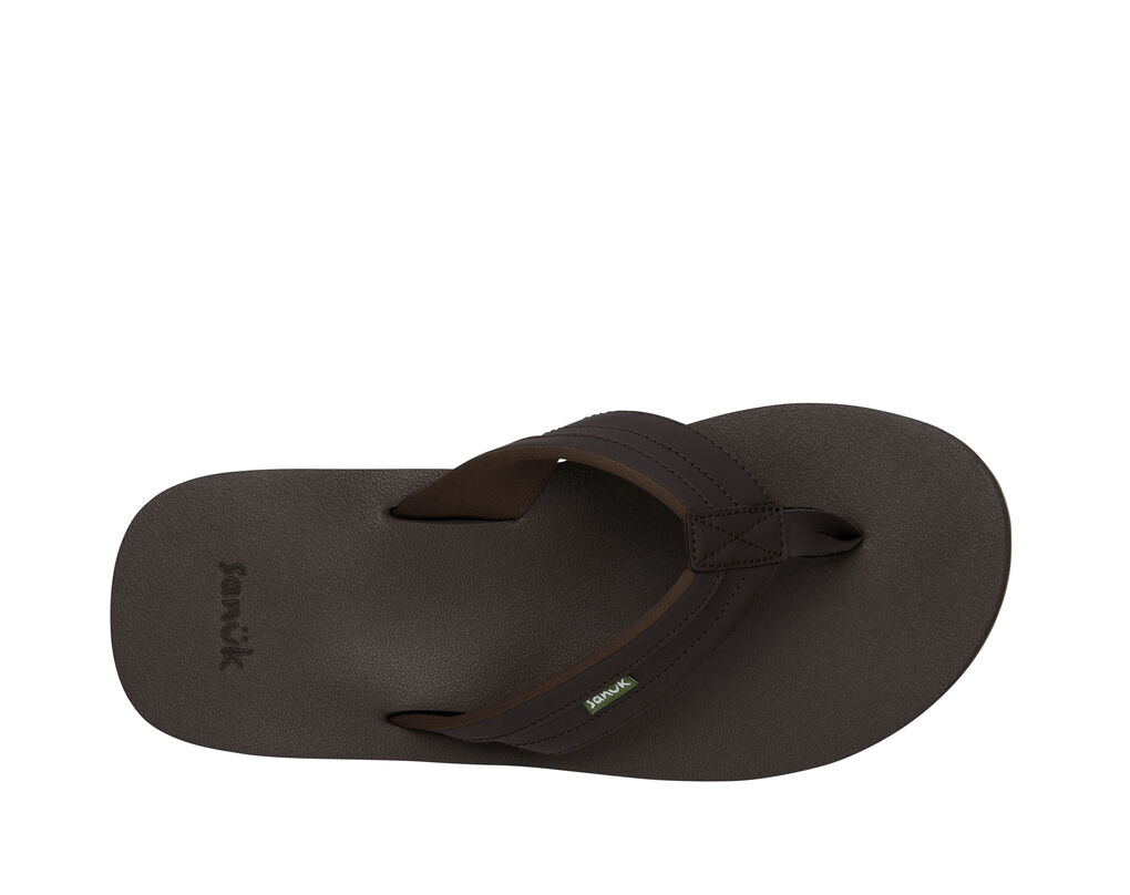 Sanuk Ziggy Soft Top Flip Flop Men's- Black