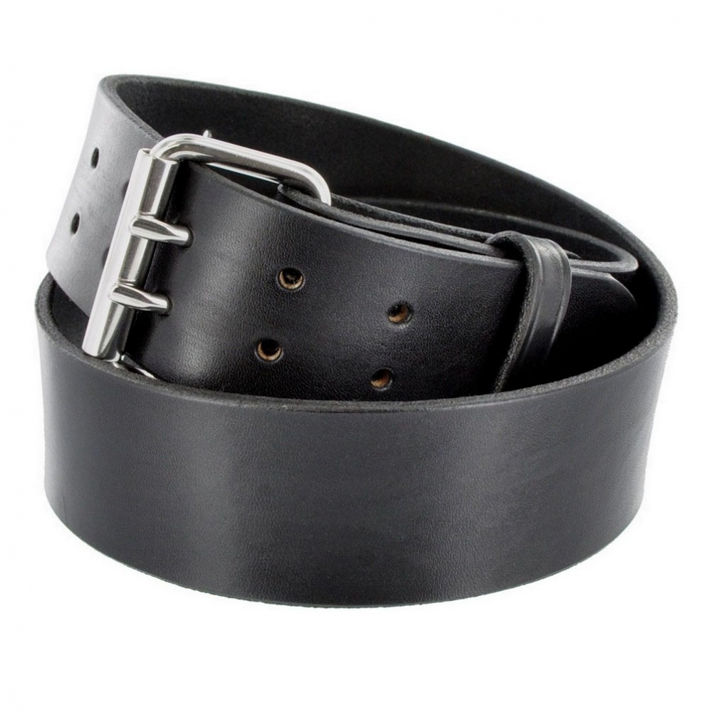 Double Prong Leather Belt