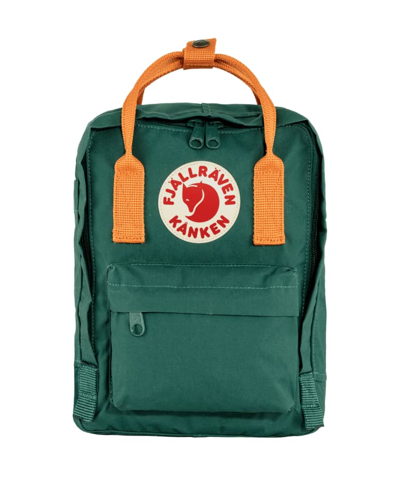 Fjallraven Kanken Mini - Arctic Green-spicy Orange - One Size
