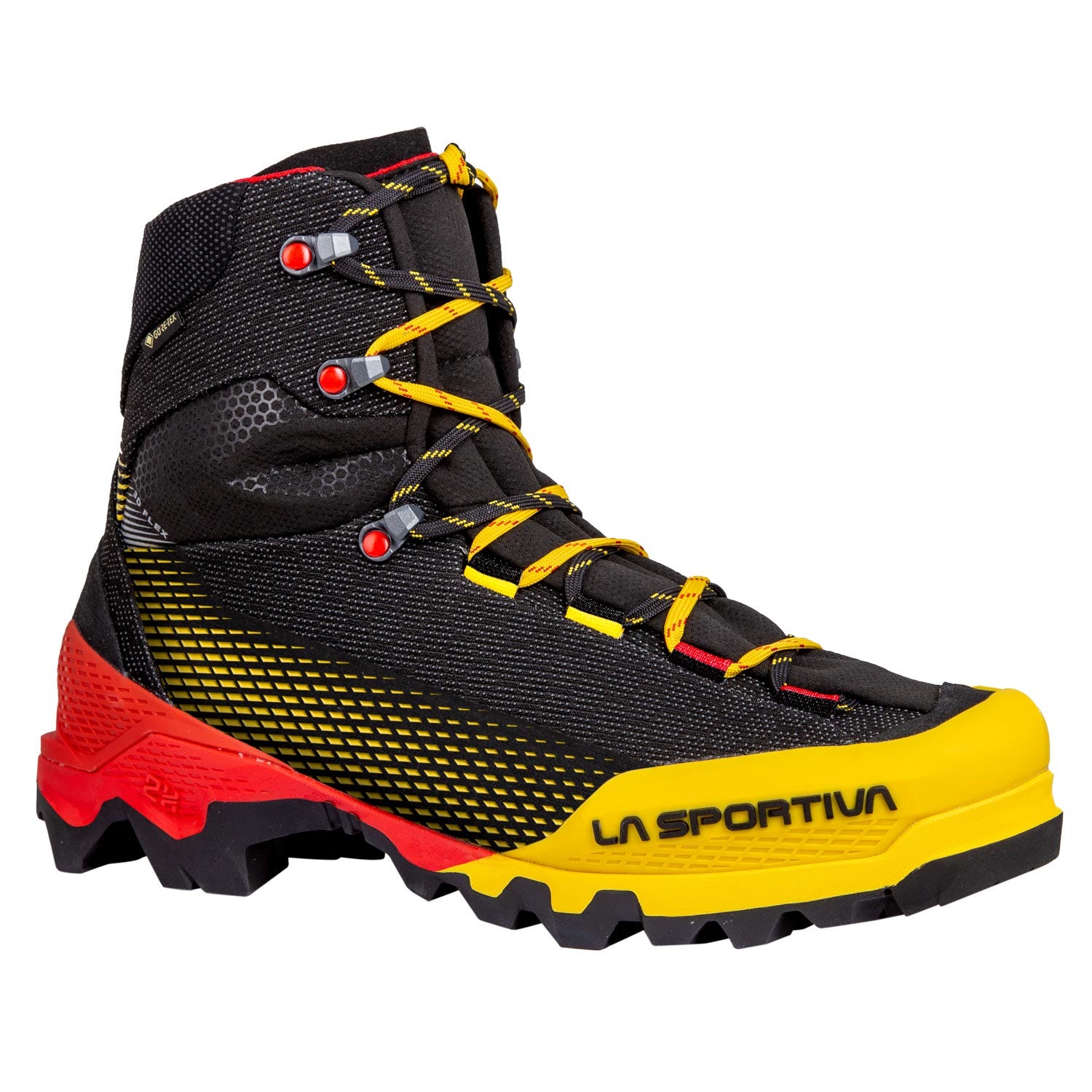 Pre-owned La Sportiva Men's Aequilibrium St Gtx - Various Sizes And Colors In Black/yellow