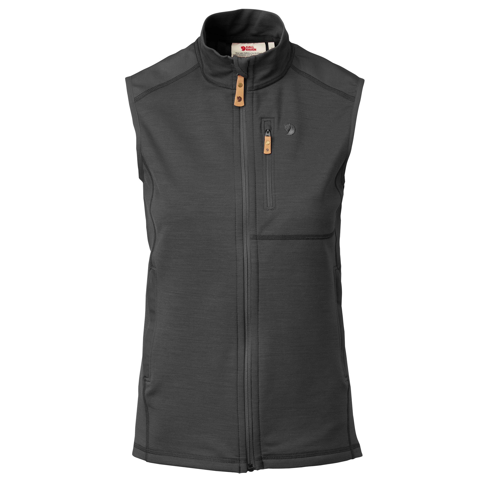 Excursie Verminderen overschreden Fjallraven Women's Keb Fleece Vest - Dark Grey-black - Medium