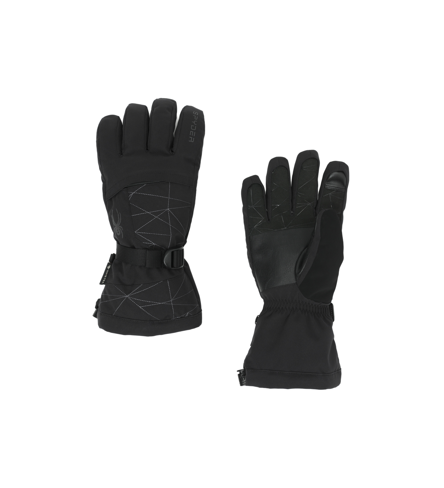 Overweb Ski Glove - Black - Mens
