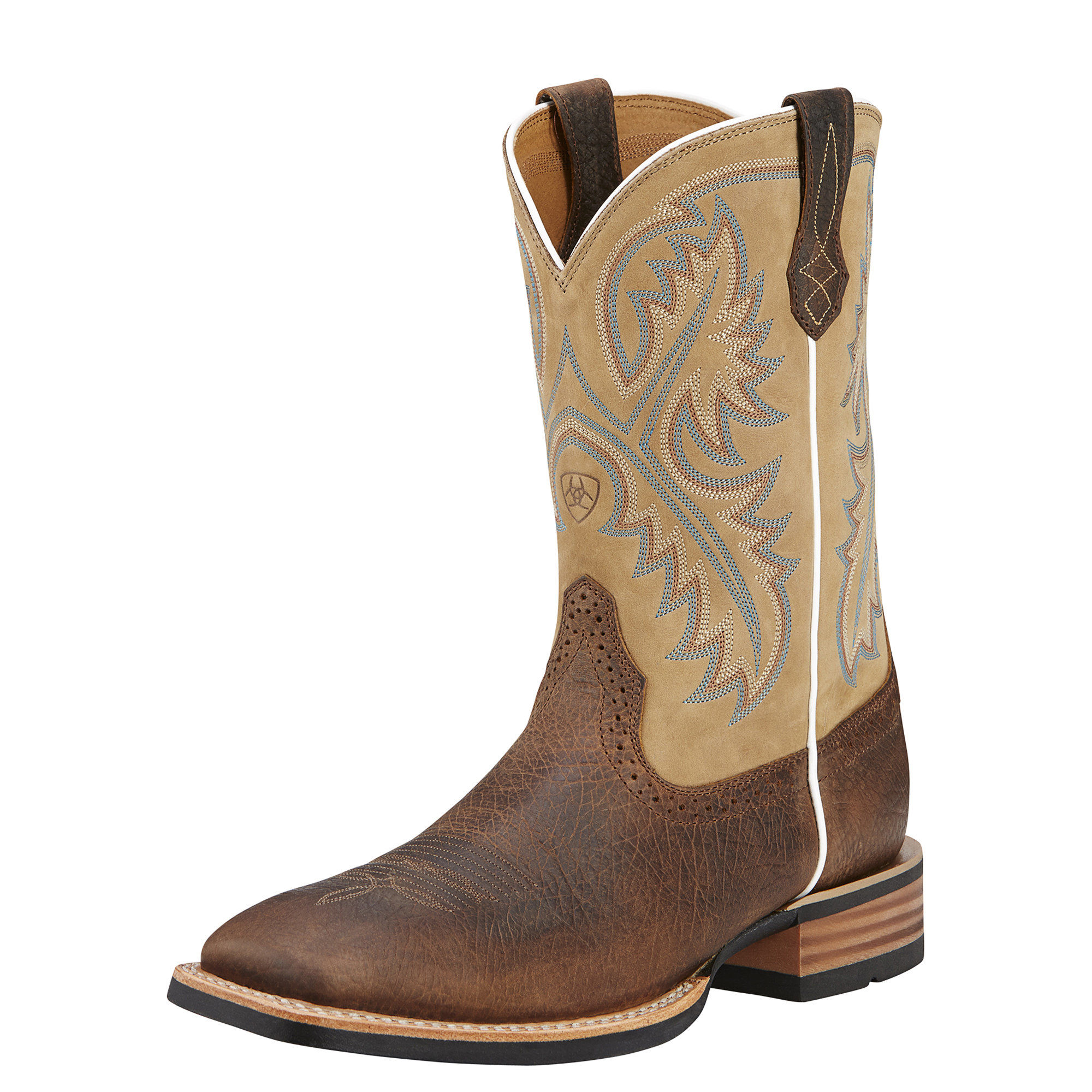 Pre-owned Ariat Men's Quickdraw - Various Sizes And Colors In Tumbled Bark/beige