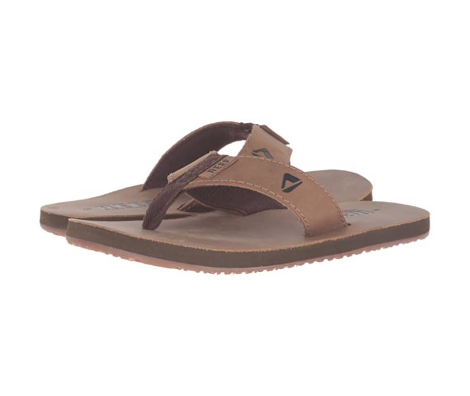 reef leather smoothy bronze brown