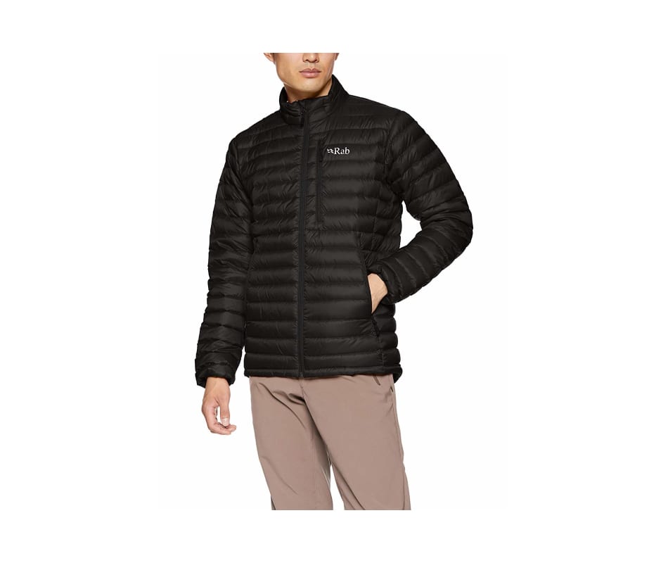 rab microlight jacket black