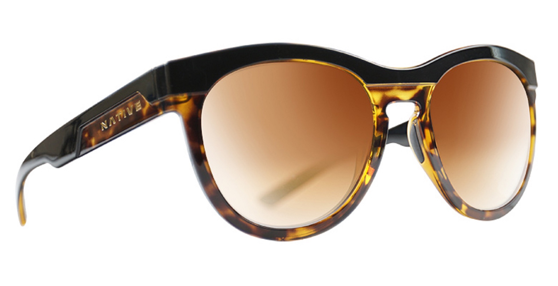 Native La Reina Black/Tortoise Polarized Sunglasses La Reina Sunglasses Grey | Native Eyewear® main image 3