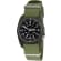 Black dial / Dark Olive case- #370 Vintage Olive Italian Rubber NATO band