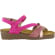 Fuchsia Suede/Rose Suede/Porcelain Patent Leather