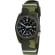 Black dial / Dark Olive case- #275 Commando Camo - Olive Italian Rubber NATO band