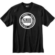 Men's Relaxed Fit Midweight Ss Flag Graphic T-shirt