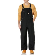 Men's Zip To Thigh Bib Overalls Unlined