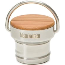 Bamboo Loop Cap For Classic Bottles - Brushed Stainless