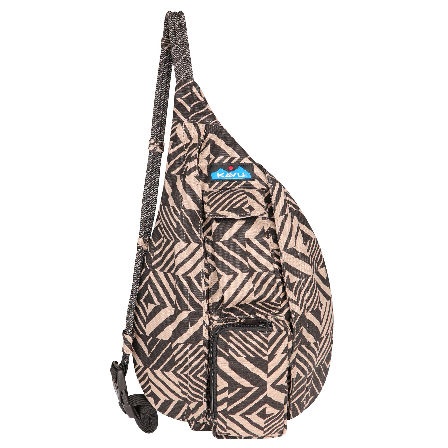 KAVU Mini Rope Sling Bag Kids Canvas Crossbody Shoulder Backpack BW Imprint for sale online eBay