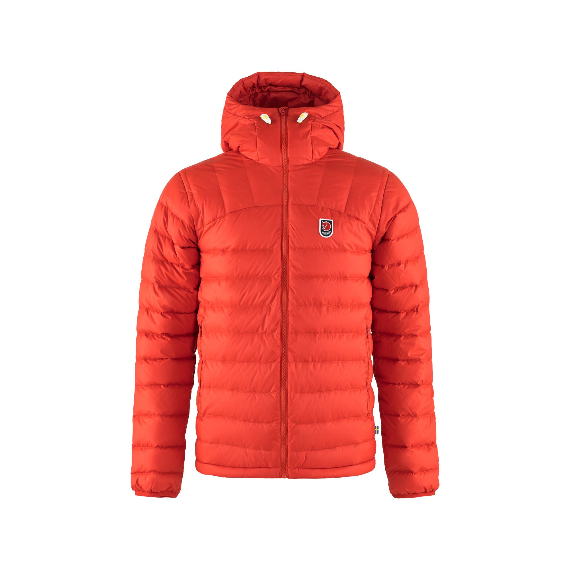 Pre-owned Fjall Raven Fjallraven Men's Expedition Pack Down Hoodie - Various Sizes And Colors In True Red