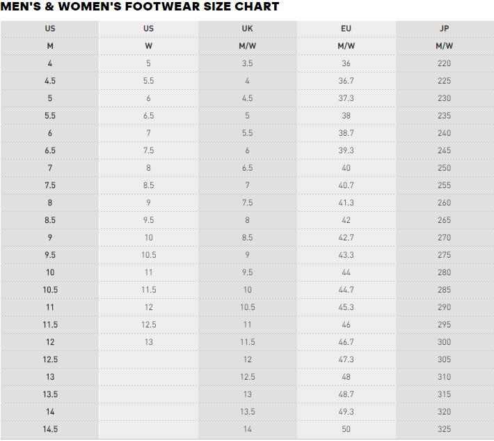 Adidas Sunglasses Size Chart