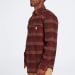 Men's Loose Fit Heavyweight Flannel Long-sleeve Plaid Shirt