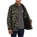 Men's Rugged Flex Relaxed Fit Canvas Fleece-lined Snap-front Camo Shirt Jac