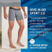 Men's Give-n-go Sport 2.0 Boxer Brief 6