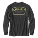 Men's Relaxed Fit Heavyweight Long Sleeve Pocket Crafted Graphic T Shirt