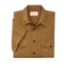 Men's Washed Short Sleeve Feather Cloth Shirt