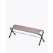 Folding Gray Bench