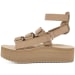 Women's Flatform Mevia Leather