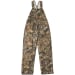 Boy's Loose Fit Canvas Insulated Double Front Bib Overall