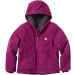 Girl's Canvas Insulated Hooded Jacket