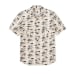 Men's Washed Short Sleeve Feather Cloth Shirt