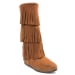 Women's Calf Hi 3-layer Fringe Boots