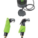 Helio Lx Pressure Shower - Black/apple Green