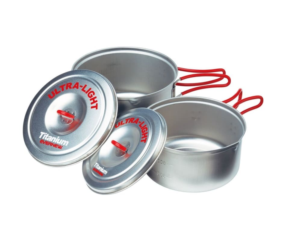 Evernew ECA259R Titanium UL Ultralight Pot Set Small