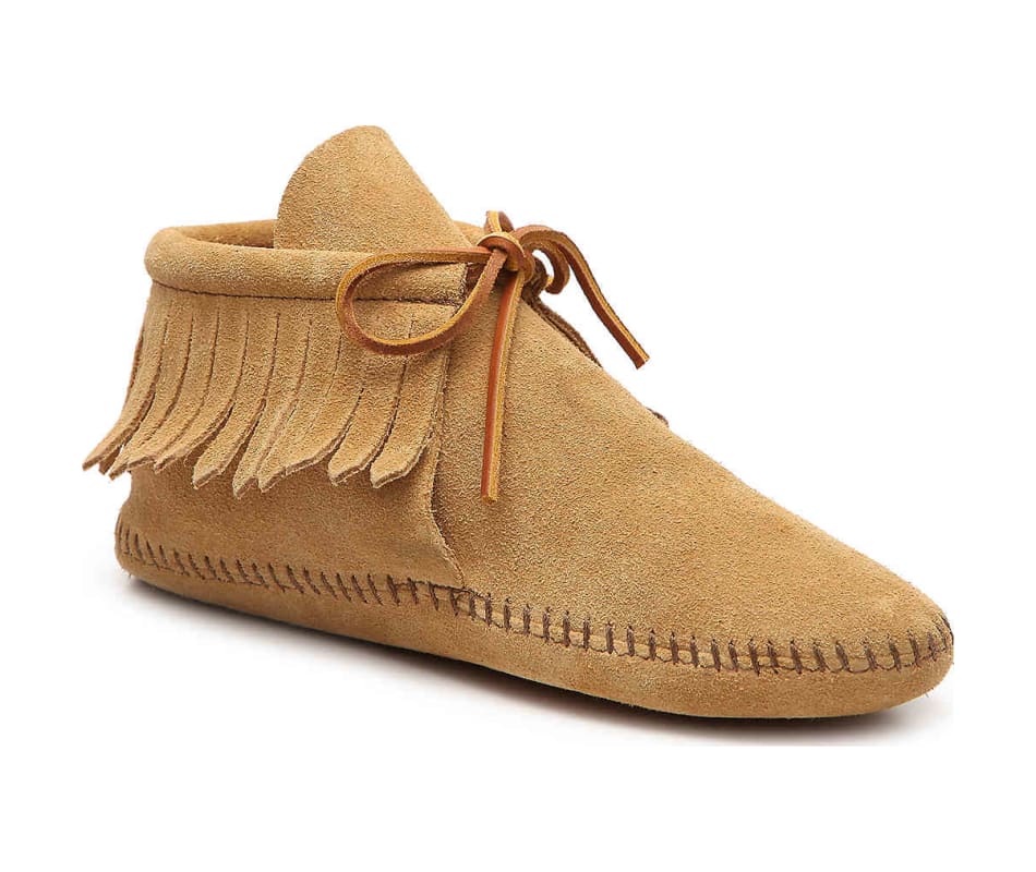 minnetonka classic fringe softsole boot