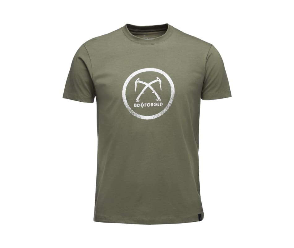 Black Diamond Men S Bd Forged Tee Tundra Lrg