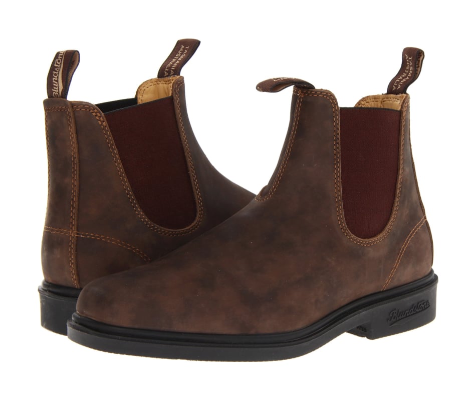 blundstone dress boot rustic brown