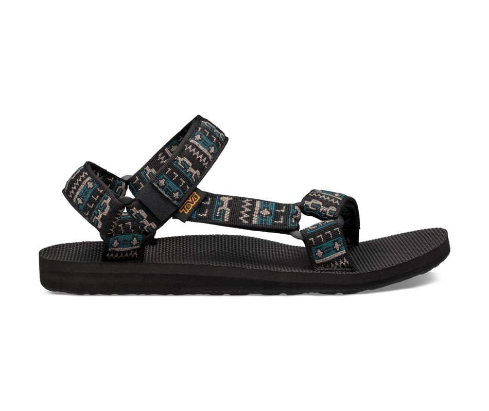 black and white tevas